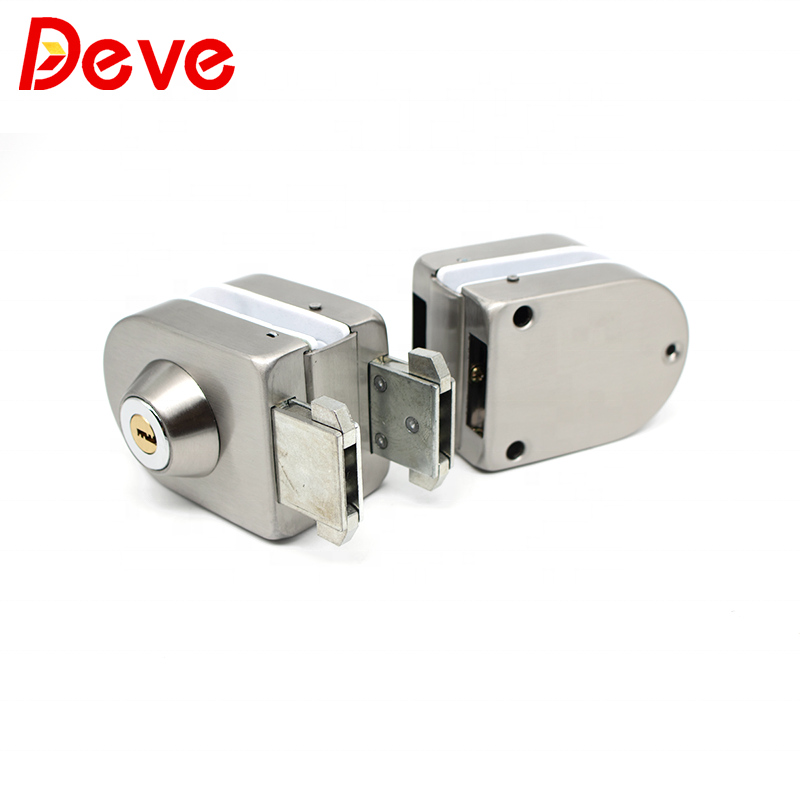 Best Selling Glass Door Lock Double Thicken tongue Hook Center Glass Door Lock