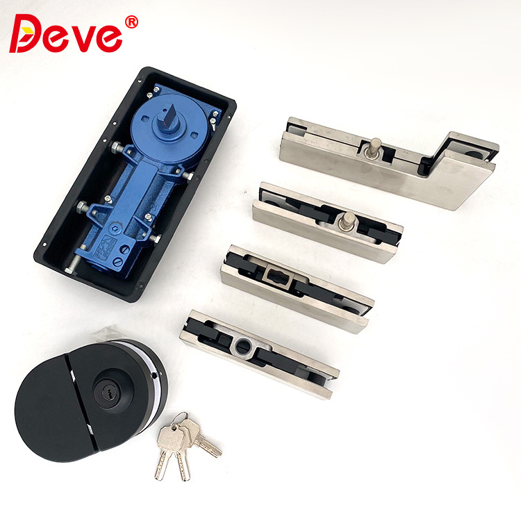 Hydraulic Glass Door Closer Heavy Duty China Manufacturer Floor Hinge  Patch Hinge Floor Spring