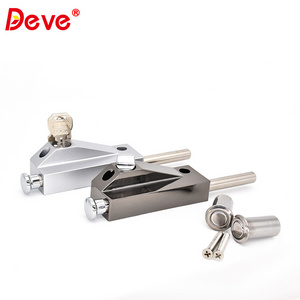 Sliding Bolt Latch Door Slide Bolt Latch Lock Zinc Alloy Flush Bolt for Privacy Composite Doors Wood