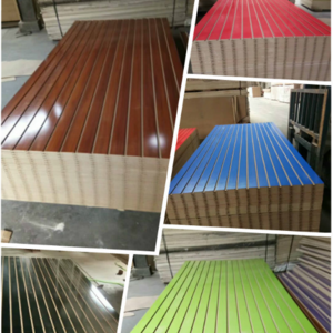 Best Quality Slatwall MDF Slotted Plywood Slat Wall Panel