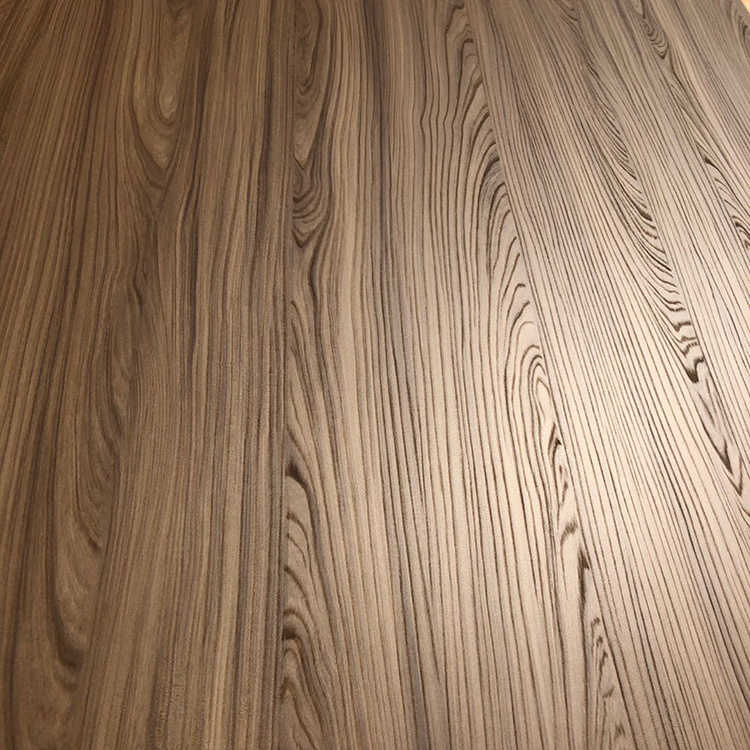 Decorative synchronous laminated melamine  faced recon engineered veneer