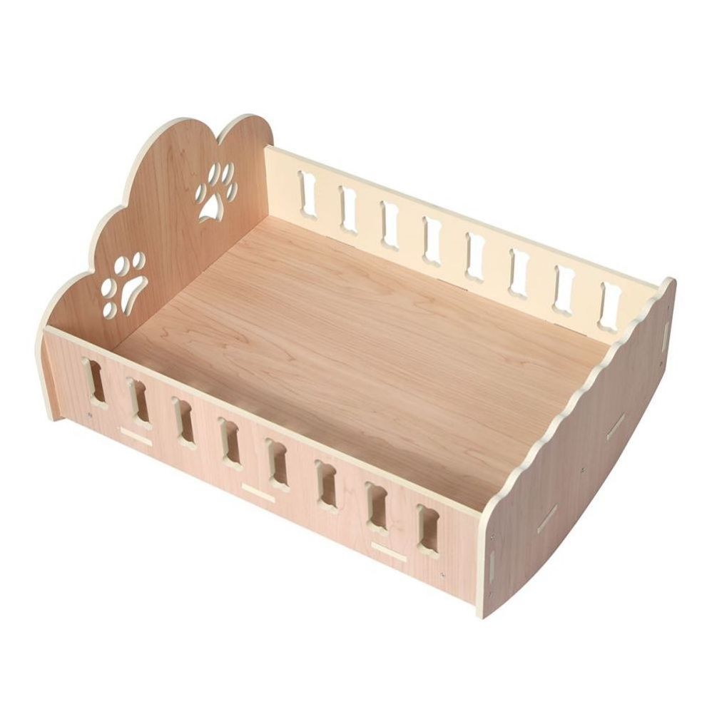 Pet Dog Bed Wooden Frame Furniture Pet Beds for Small Medium Dogs Cats with good price