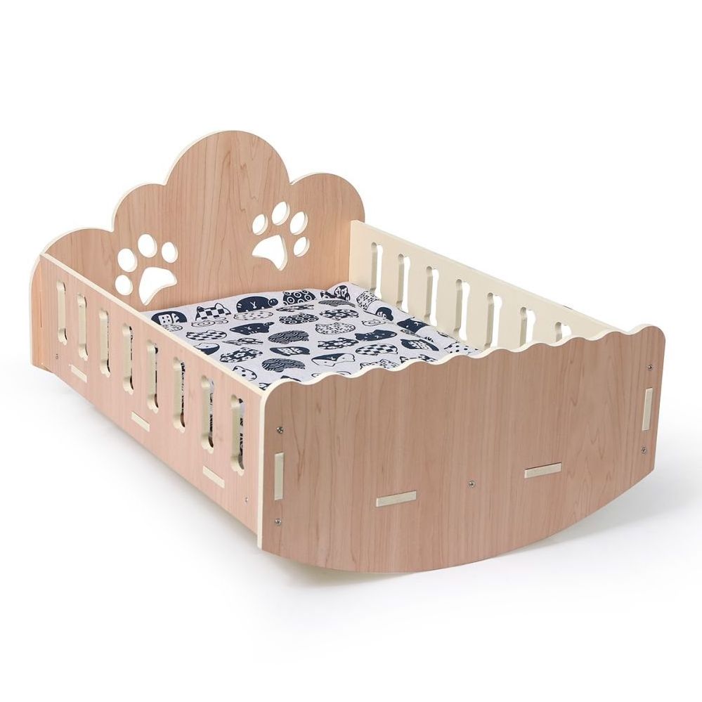 Good Quality Cat Bed Wooden Cat House Solid Pet Nest For Indoor Cat