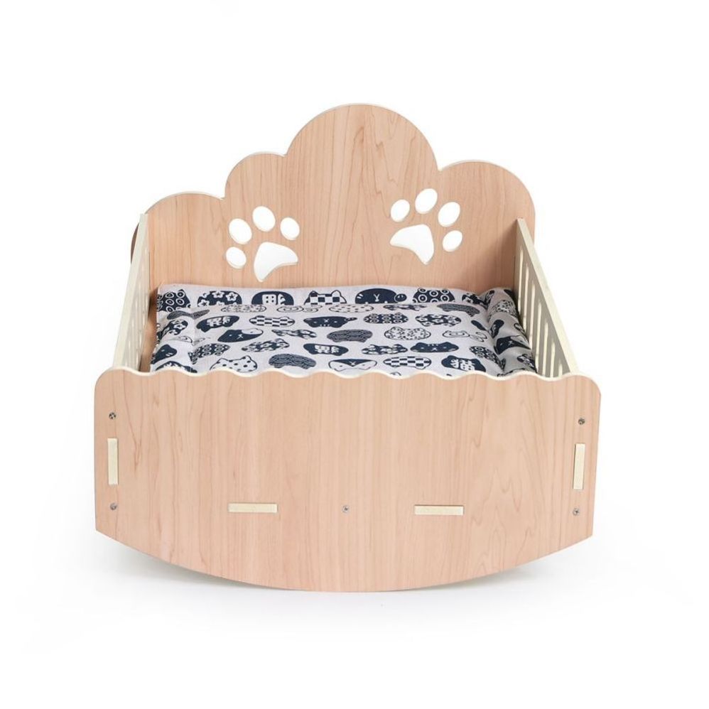 Pet Dog Bed Wooden Frame Furniture Pet Beds for Small Medium Dogs Cats with good price