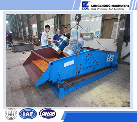 high efficiency river sand dewatering vibrating screen for wet sand dehydration best price