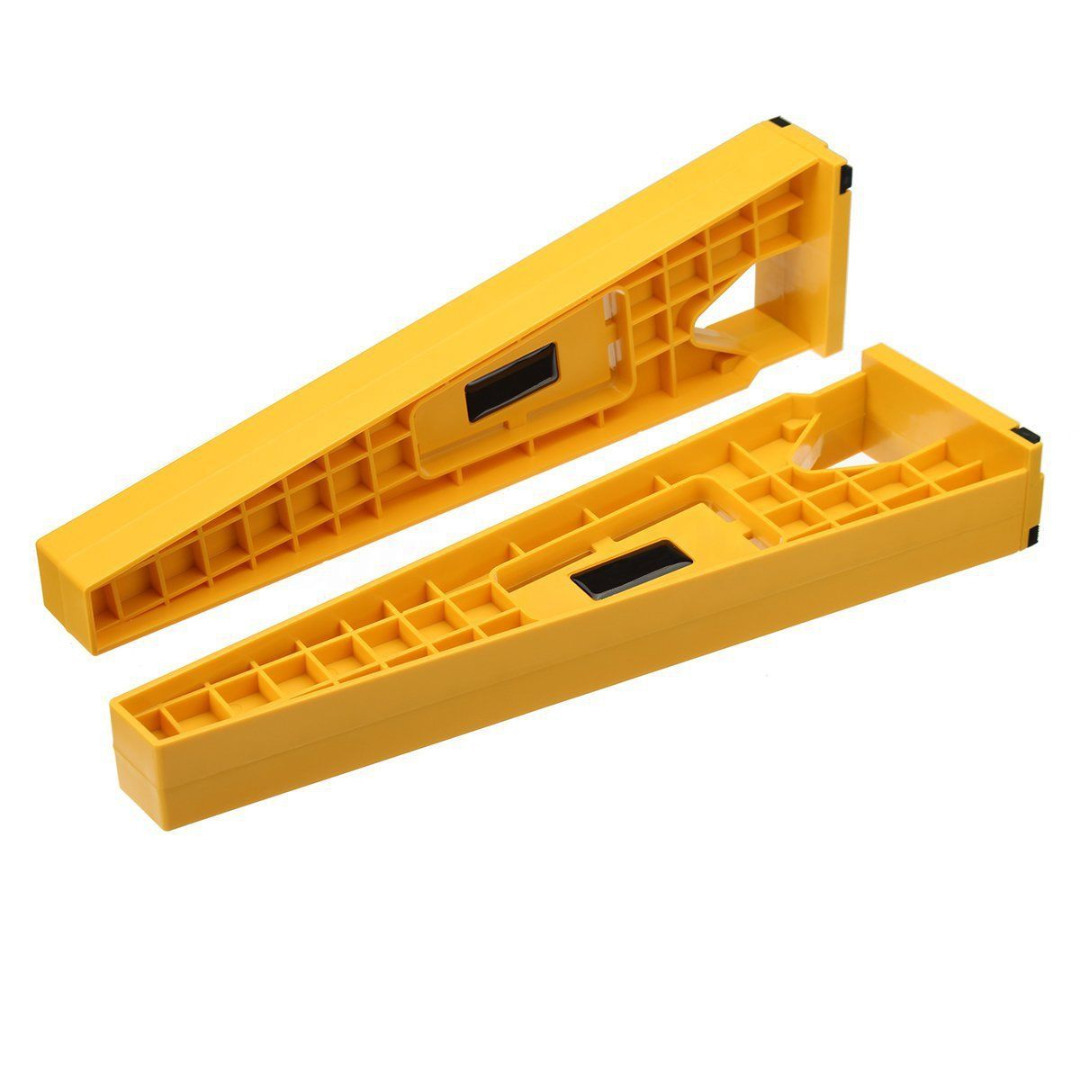 2Pcs Drawer Slide Jig Mounting Bracket Box Cabinet Hardware Install Guide Tool for Concealed Hinge Jig & Cabinet Hardware Jig