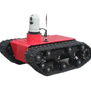 Custom Customized Outdoor Security Robot Guard Tour Patrol Robot Tank Chassis With Camera Security robot