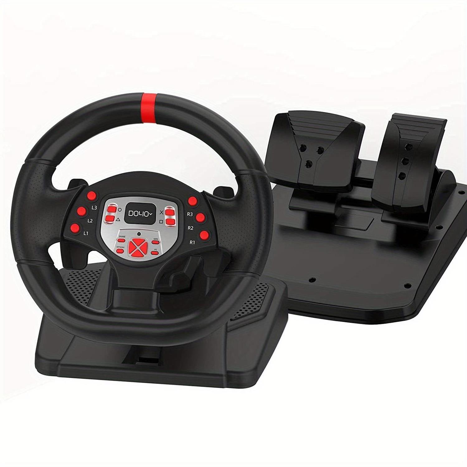 New Game Wheel For PS4 Steering Wheel Plug PC USB With Pedal Shifter Suitable For Windows PC/PS4 PlayStation 4/PS3/Nintendo