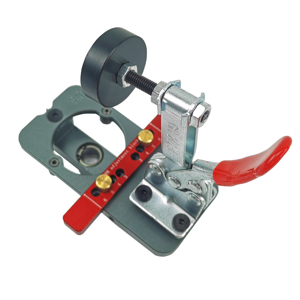 Upgrade Concealed Hinge Jig and 35mm Concealed Hinge Jig Bit Drilling Guide Locator for Face Frame Cabinet Cupboard Door