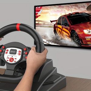 New Game Wheel For PS4 Steering Wheel Plug PC USB With Pedal Shifter Suitable For Windows PC/PS4 PlayStation 4/PS3/Nintendo