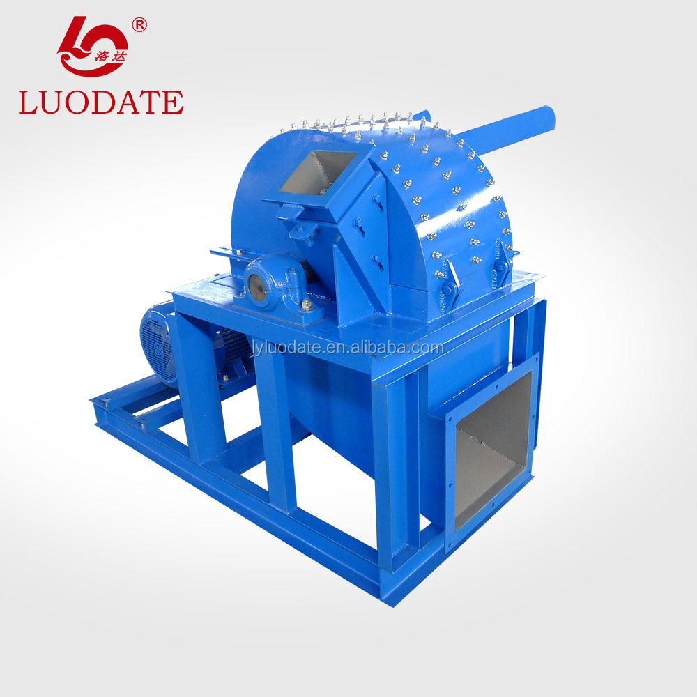 Waste wood palm leaf chipper shredder / round log shredder machine crusher / wood waste shredder chipping grinder