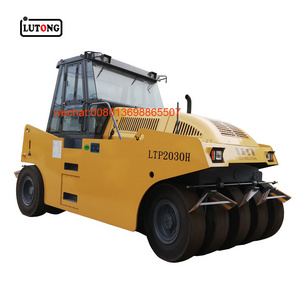 new lutong office 10 ton pneumatic rubber tire road roller LTP1016H for sale