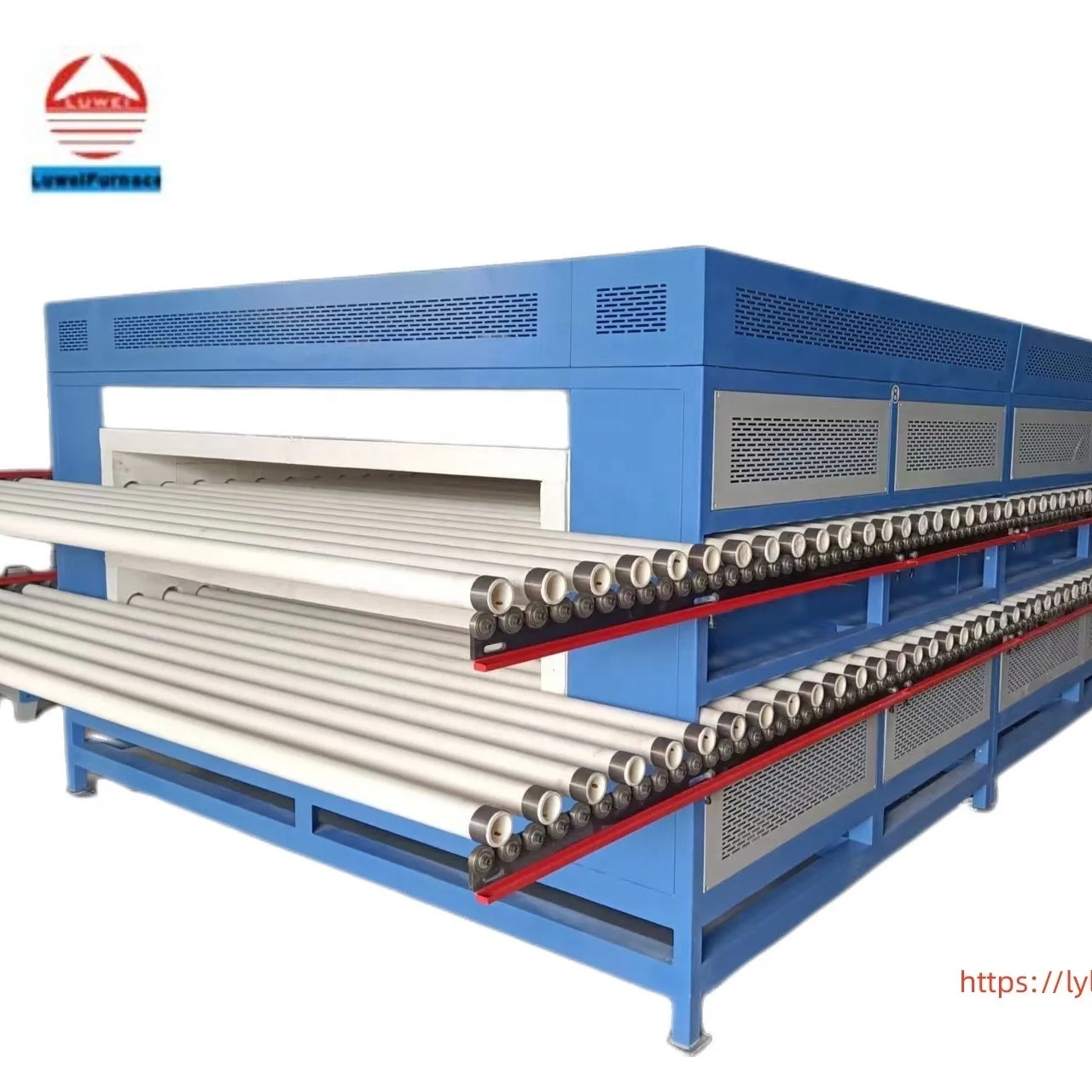 Continuous Production Electric Ceramic Automatic Roller Kiln for bricks/heating treatment with 1000.C