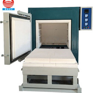 Industrial furnace ovens high temperature dewaxing bogie hearth furnace