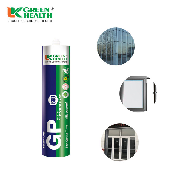 Wholesale Cheap Caulking Sealant  Sliding Door Green Color Silicone Sealant Acid Silicone Sealant