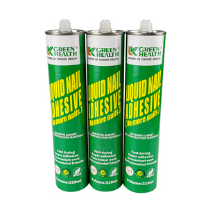 Green Health Heavy Duty Construction High Quality Power Fix Adhesive Glue Strong Bonding Power Nail-free Glue for wood metal