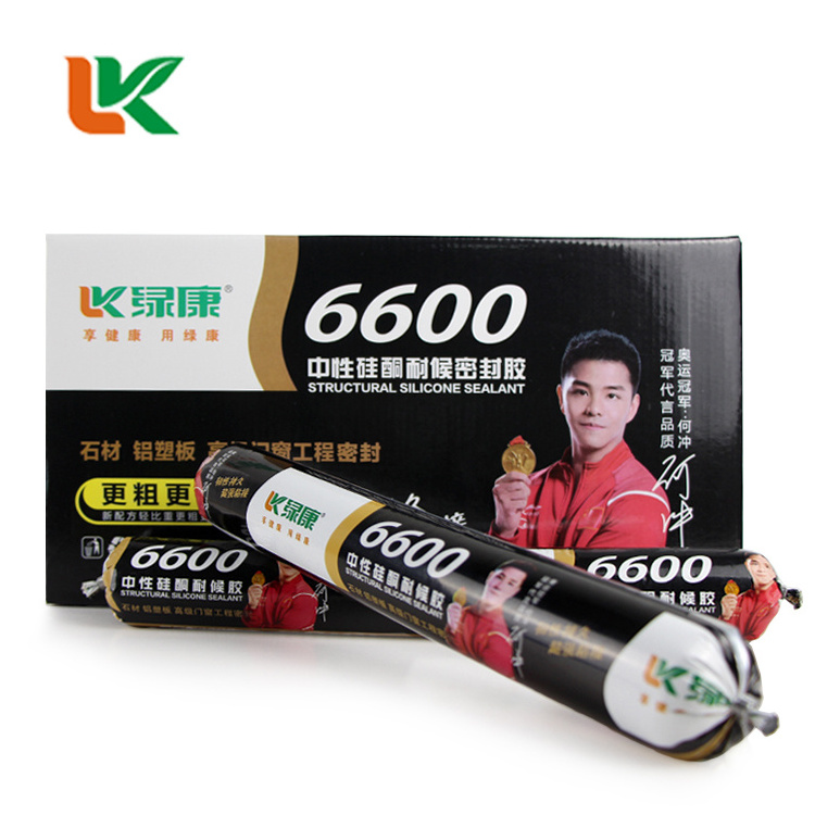 Wholesale 100% Silicone Glue OEM Sausage Silicone Sealant 600ml Silicone Sealant for Glass