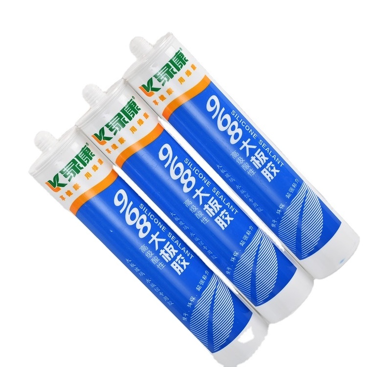 2024 hot product acid silicone glass glue sealant dry quickly waterproof transparent for glass and door