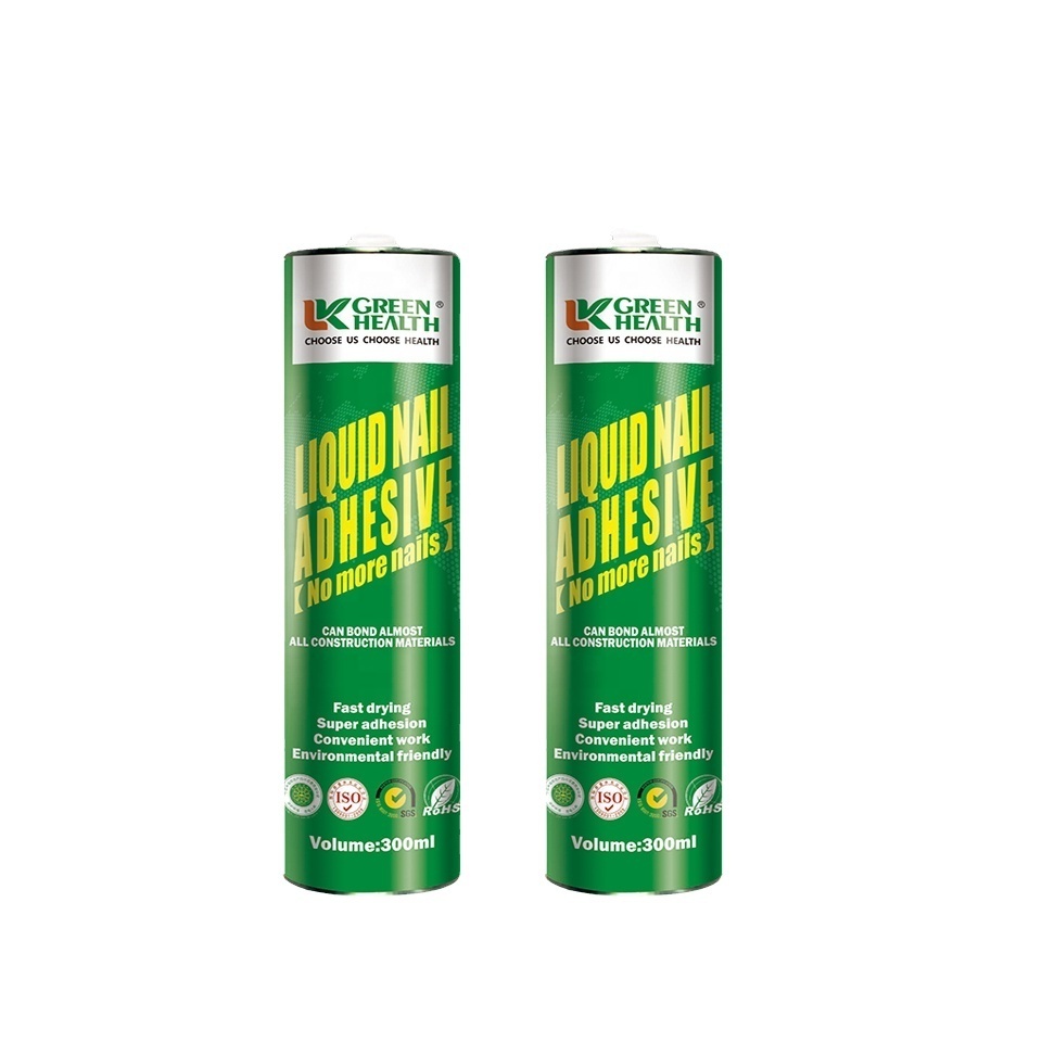 Green health Bond Nail Glue Liquid Nail Adhesive heavy duty construction adhesive