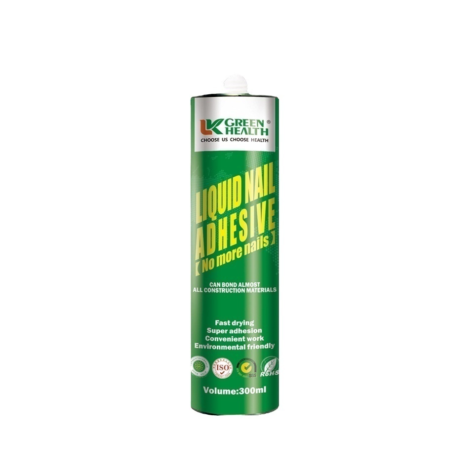 Green health Bond Nail Glue Liquid Nail Adhesive heavy duty construction adhesive