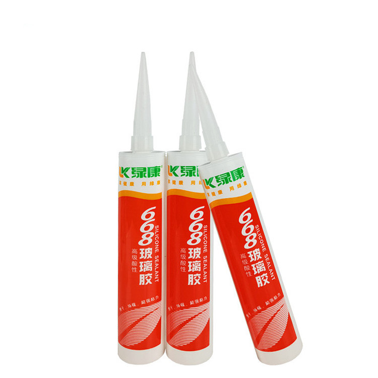 One component room temperature curing quick drying  acid silicone sealant  liquid silicone kitchen and bathroom glue