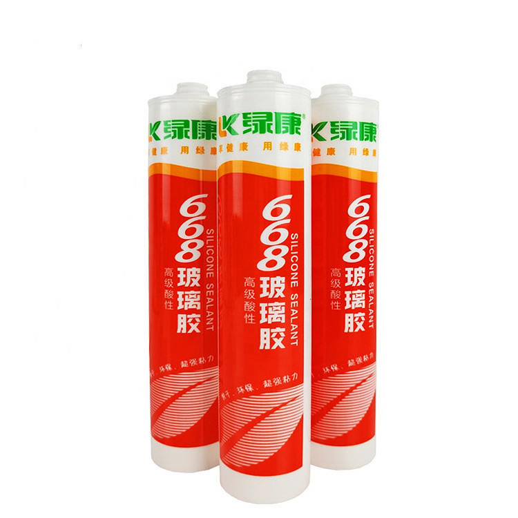 Wholesale Cheap Caulking Sealant  Sliding Door Green Color Silicone Sealant Acid Silicone Sealant