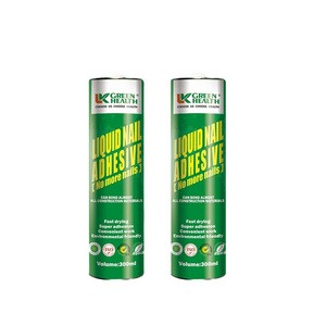 Green Health General Purpose Liquid Nail Silicone Sealant No More Nails Glue Adhesive for PVC