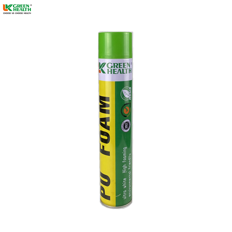 Green Health OEM Waterproof ECO Flexible Spray Foam Insulation Sealant Liquid PU Foam Adhesive Polyurethane Foam