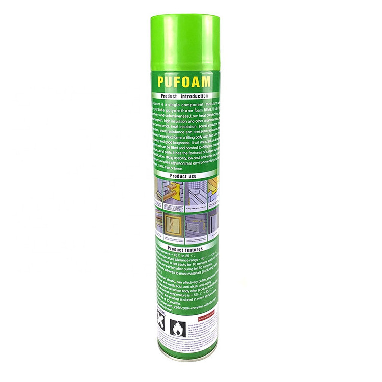 Green Health OEM Waterproof ECO Flexible Spray Foam Insulation Sealant Liquid PU Foam Adhesive Polyurethane Foam