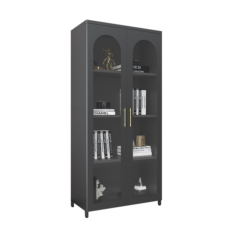 Steel Tall Locker Children's Handwork Display Cabinets Internal Adjustable Bookshelf Steel Storage Cabinets Metal Cabinet