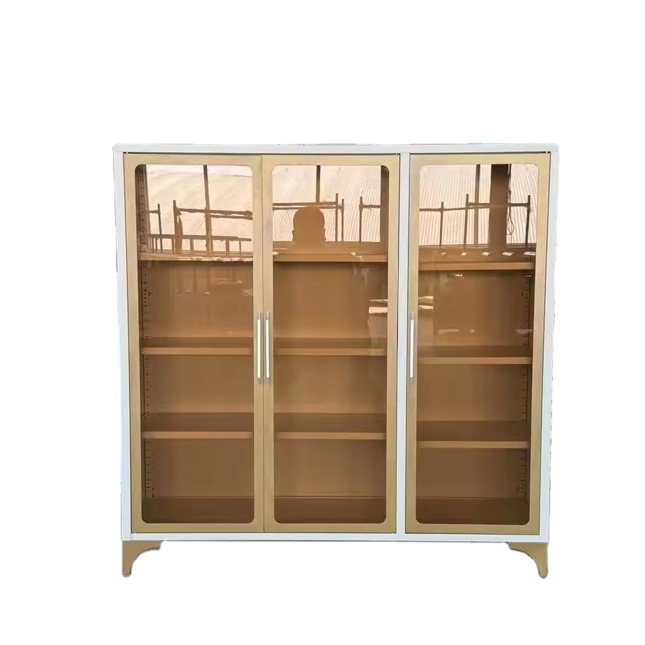 OEM/ODM Home Metal Storage Cabinet Dining Living Room Pantry Cupboard For Kitchen Sideboard Buffet Cabinets