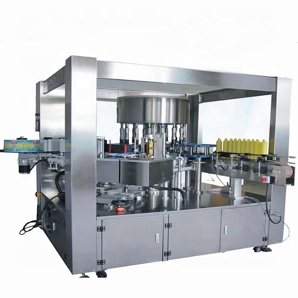 Fully automatic roll fed OPP BOPP film hot melt glue labeling machine for water bottle