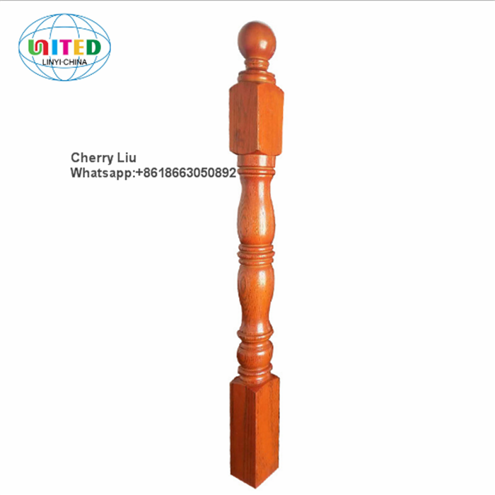 Decorative Wood Handrail Wood Roman Balusters