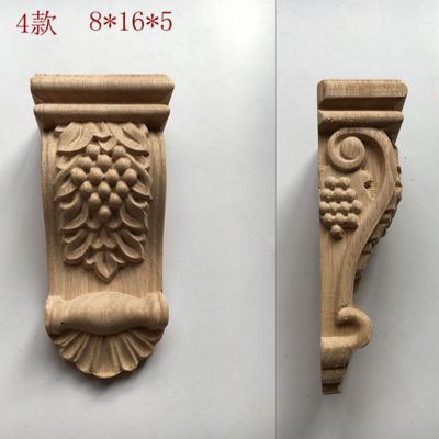 Wood Carving Decorative Corbels European Furniture accessories