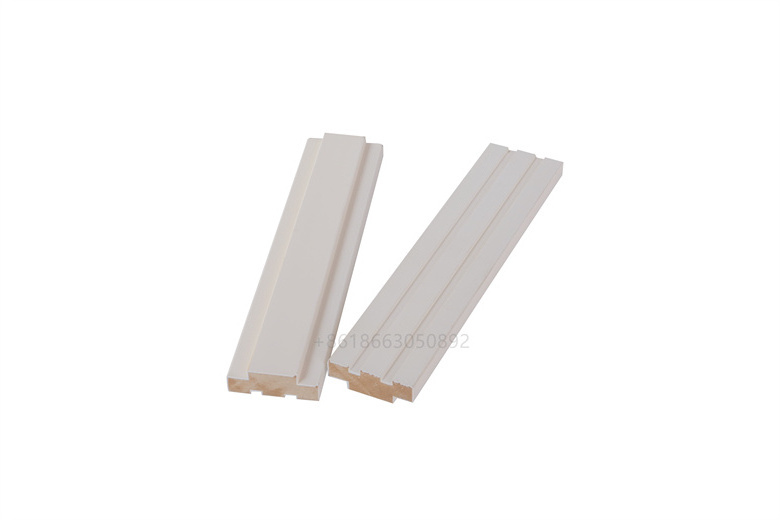 White stone paste Gesso primed Moulding HDF & MDF Material Door Window Casing Colonial Molding