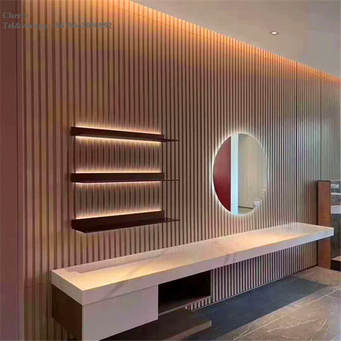 3D Decor Home Interior Modern Wood/Mdf Wall Panel solid oak wall panels Fluted wood panel