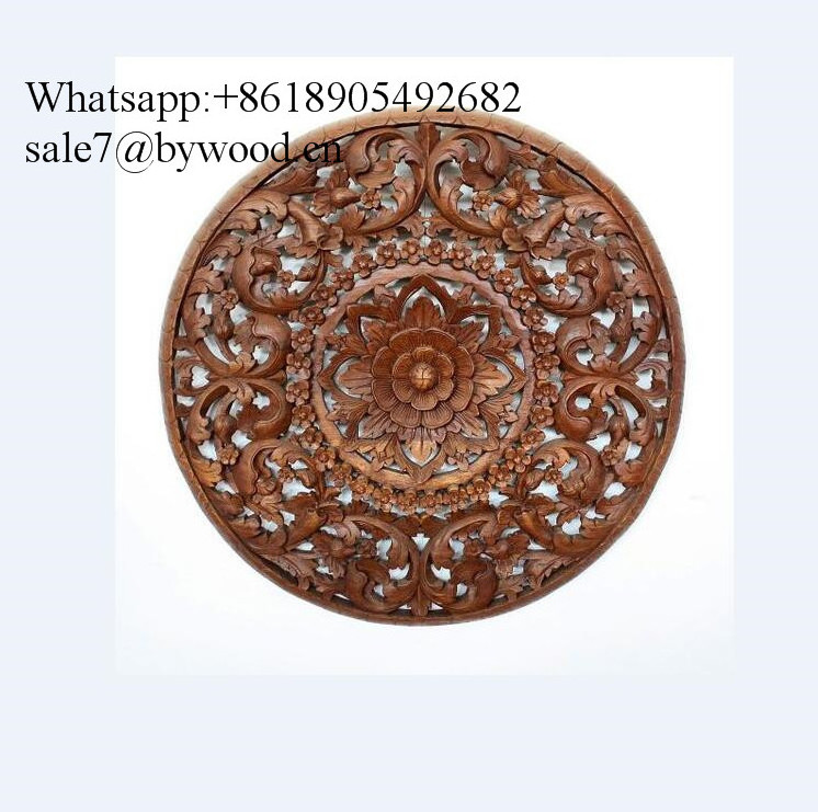 Tradition handmade wall hanging carved  wood wall paneling solid wooden panel  crafts