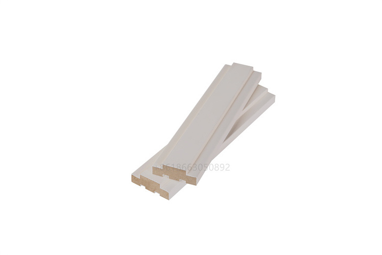 White stone paste Gesso primed Moulding HDF & MDF Material Door Window Casing Colonial Molding