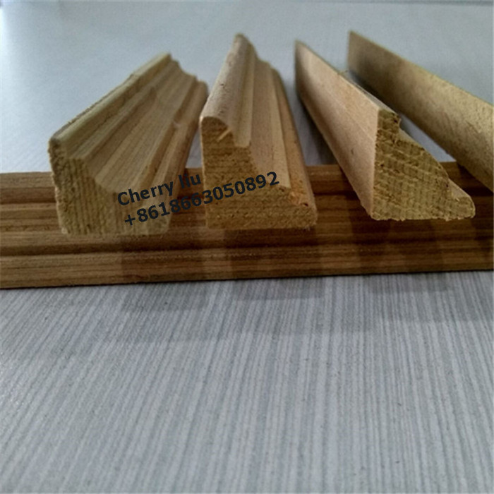 Decorative ornamental Recon teak wood inlay wood beading strips moulding