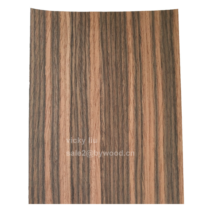 Furniture surface cover veneer recon Indonesia ebony wood veneers