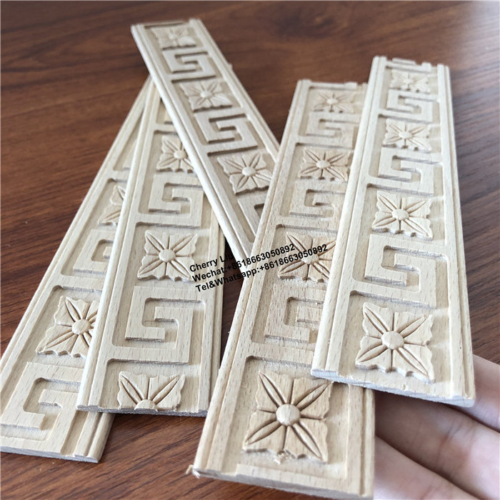 Solid Steam Beech Wood Trim Decorative Door Trim Molding