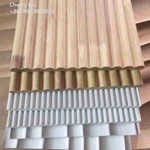 Factory Exquisite Texture Solid Wood Ecological Board 3D Wooden Wall Covering Decorative Planks