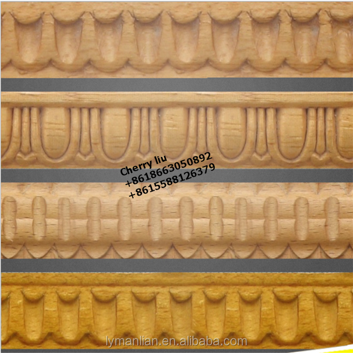 Decorative Carved Wood Crown Mouldings Wood Trim Molding