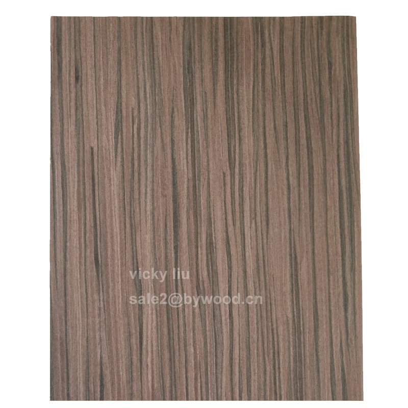 Furniture surface cover veneer recon Indonesia ebony wood veneers