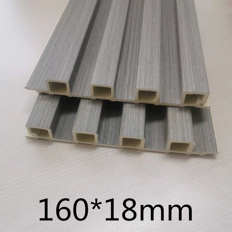 Bamboo charcoal fiber flat wall panel Wpc wood veneer WPC wall panel ...