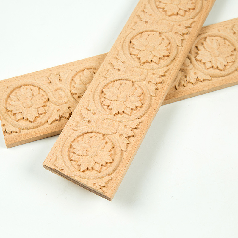 decorative CNC Carved Wood Crown frame Moulding ceiling corner molding