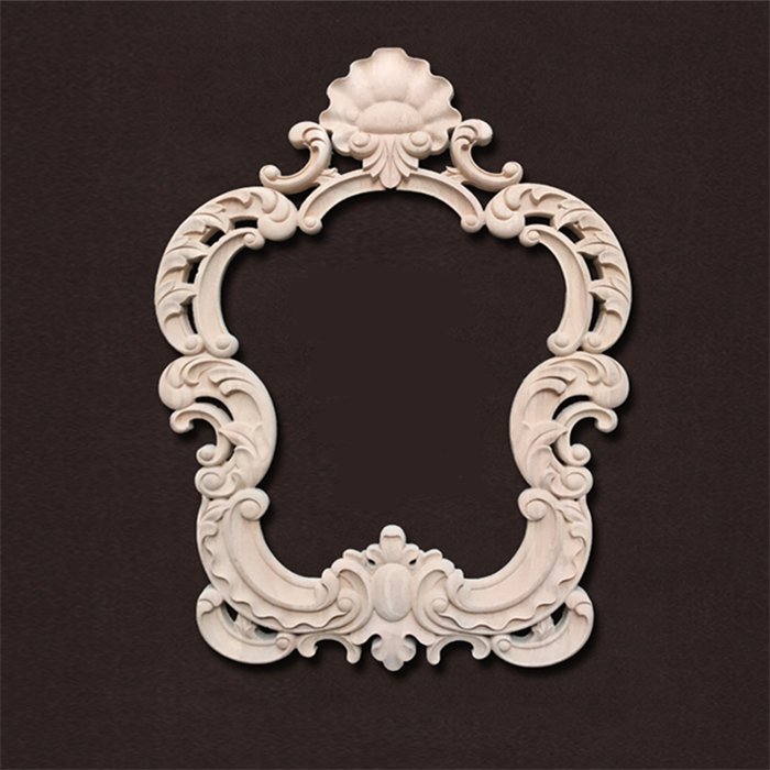 Hand Carved Antique Wood Mirror Frames