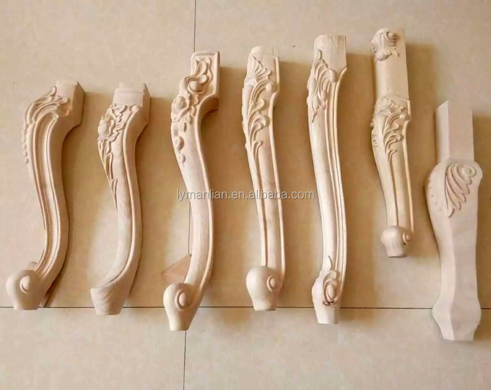 Wood table leg /wood carving legs/wood feet furniture accessories