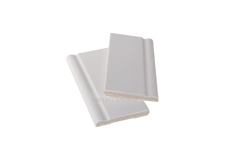 White stone paste primer floor accessories baseboard skirting board