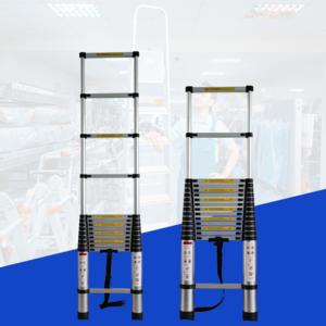 Aluminium lidl telescopische flexible 8ft step ladder loft extension 22.536 attic ladders